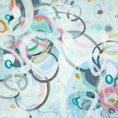 Replaying It In My Head by Lisa Roy multi panel art