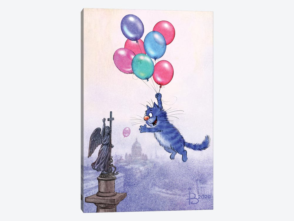 Balloons by Rina Zeniuk 1-piece Canvas Print