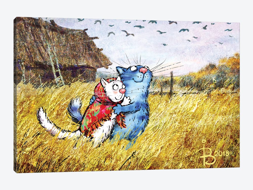 Why Don't Cats Fly? .. by Rina Zeniuk 1-piece Art Print