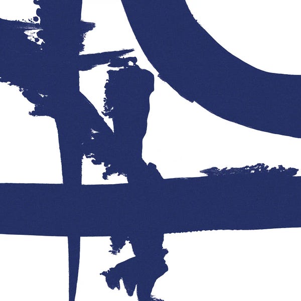 Indigo: Crossing Paths II Cobalt by Sarah Adams