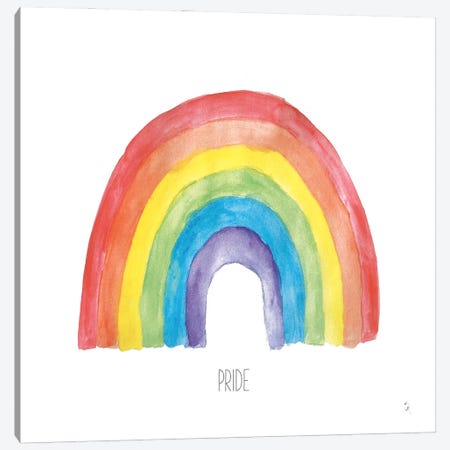 Rainbow Pride IV Canvas Print #SAA5} by Sarah Adams Art Print