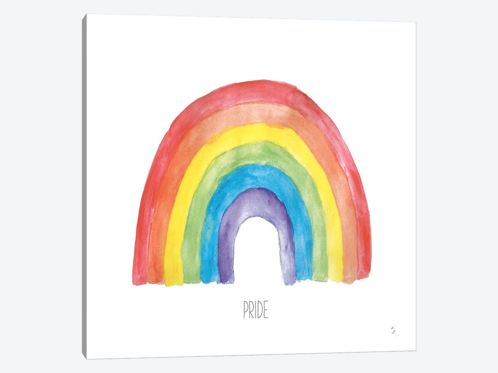 Rainbow Pride IV by Sarah Adams 1-piece Canvas Wall Art