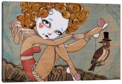 Clown Town Canvas Art Print - Entertainer Art
