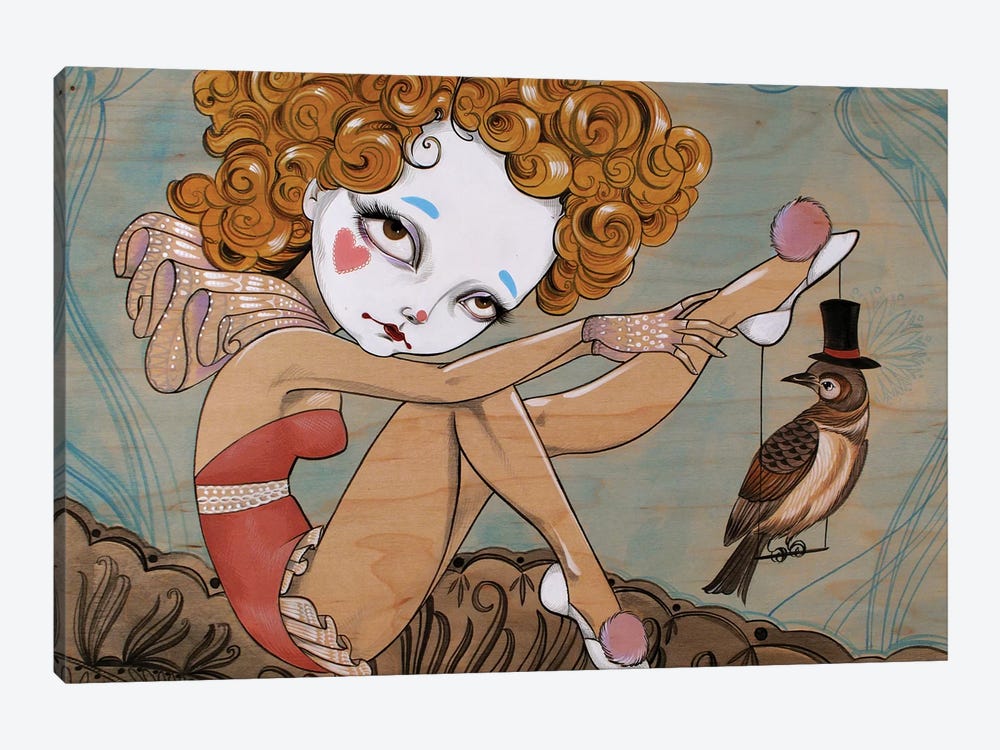 Clown Town by Sandi Calistro 1-piece Canvas Art Print
