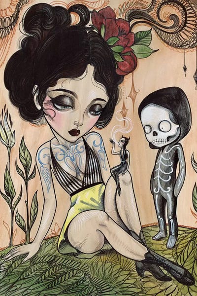 Pop Surrealism & Lowbrow: Frankie by Sandi Calistro