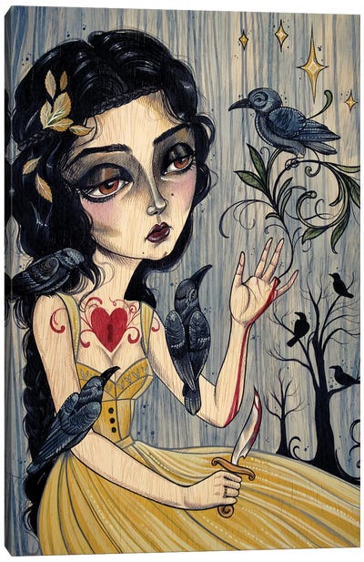 7 Ravens - Glass Cinder Thorns II Canvas Art Print - Best Sellers  Women Artists