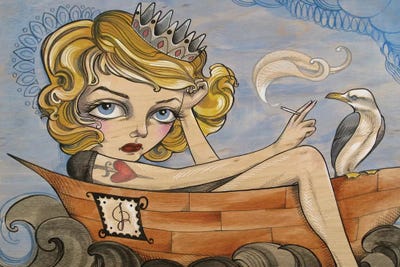 Jackie by Sandi Calistro canvas print