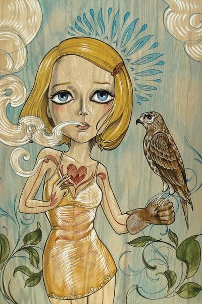 Margot & Mordecai by Sandi Calistro framed canvas print