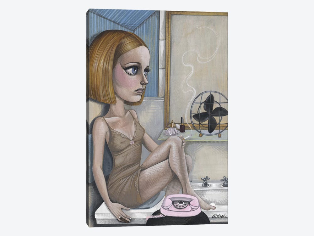 Margot Hides by Sandi Calistro 1-piece Canvas Artwork