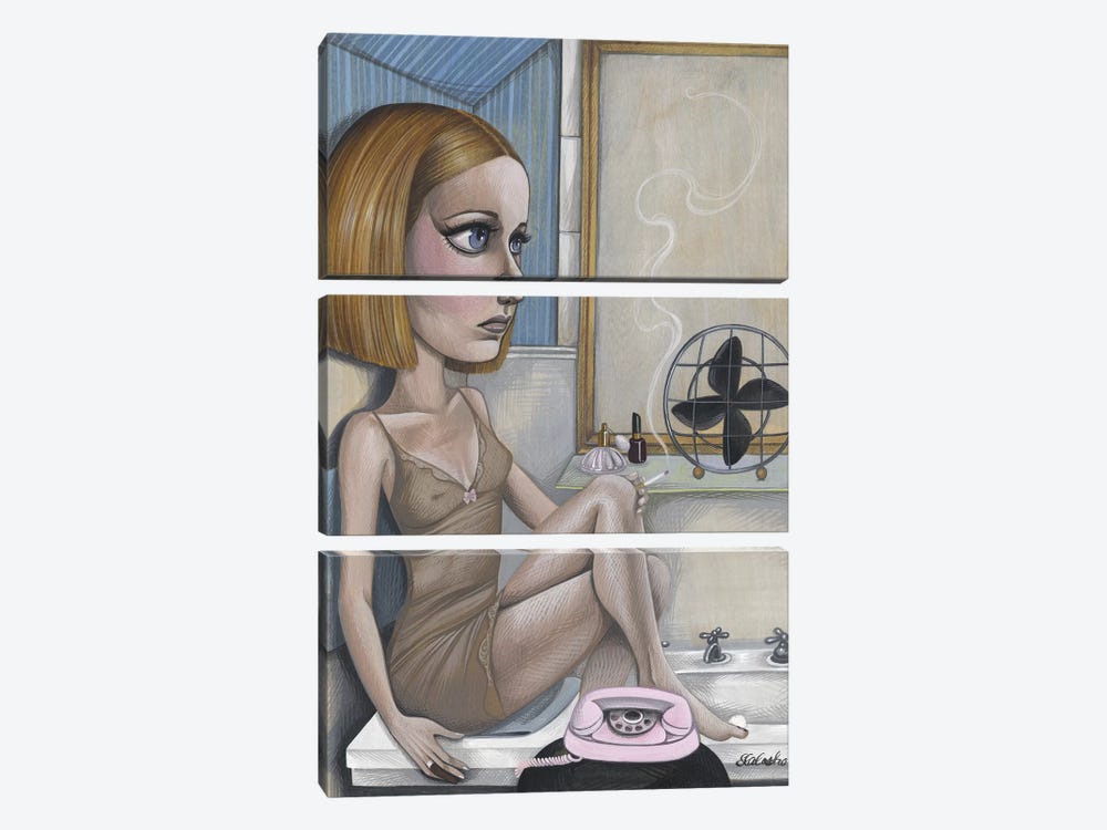 Margot Hides by Sandi Calistro 3-piece Canvas Wall Art