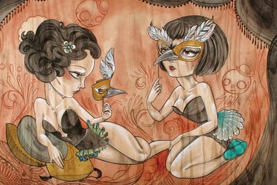 Masquerade by Sandi Calistro art print