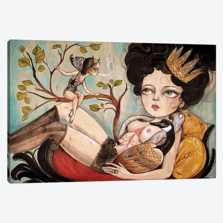 Queen Canvas Print #SAC40} by Sandi Calistro Art Print