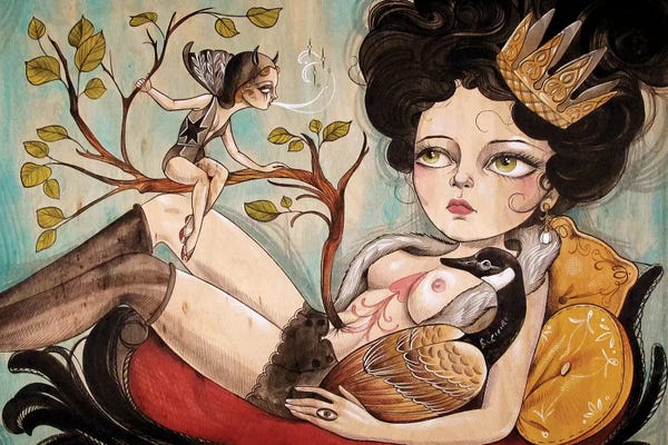 Pop Surrealism & Lowbrow: Queen by Sandi Calistro