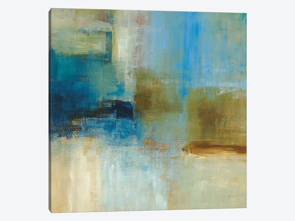 Blue Abstract by Simon Addyman 1-piece Canvas Art Print