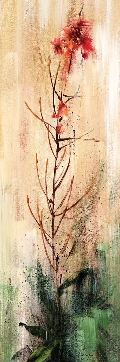 Fireweed I by Simon Addyman multi panel art