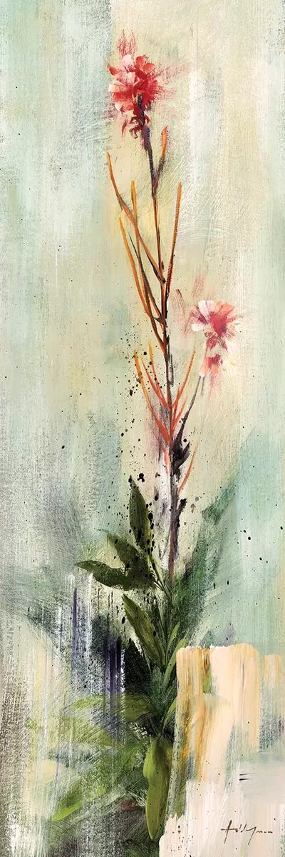 Fireweed II by Simon Addyman multi panel art