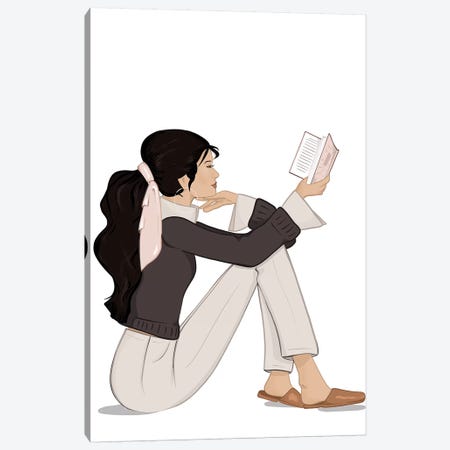 girl reading a book drawing tumblr