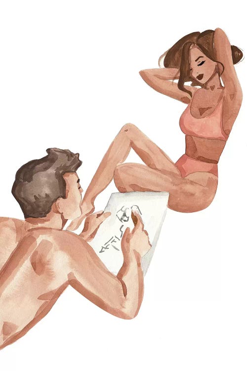 Beach Romance by Sabina Fenn wall art