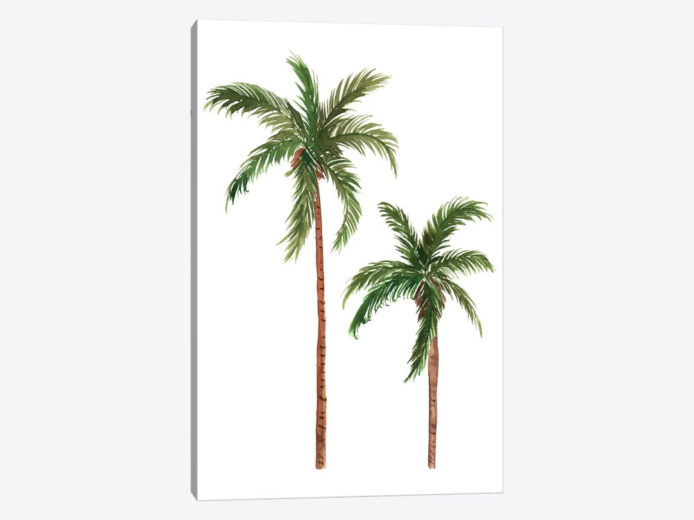 Twin Palms 1-piece Canvas Wall Art