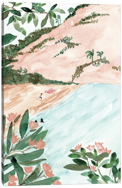Beach Day Canvas Art Print - Sabina Fenn