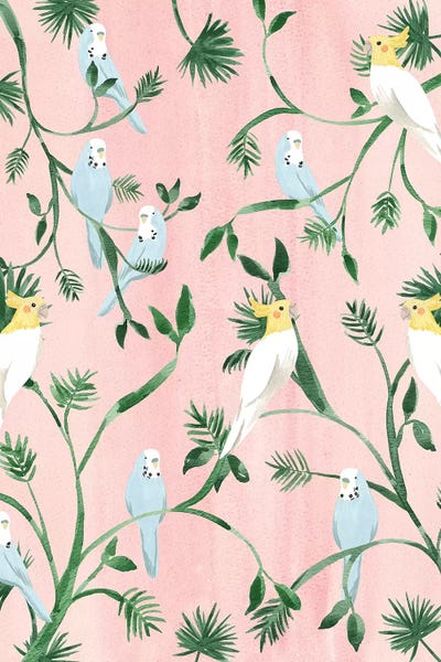 Blue Tropics: Jungle Birds by Sabina Fenn