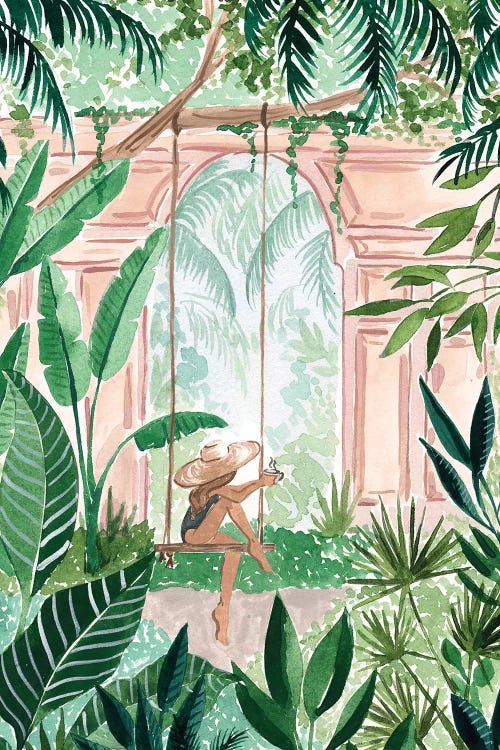 Swinging In The Jungle by Sabina Fenn wall art