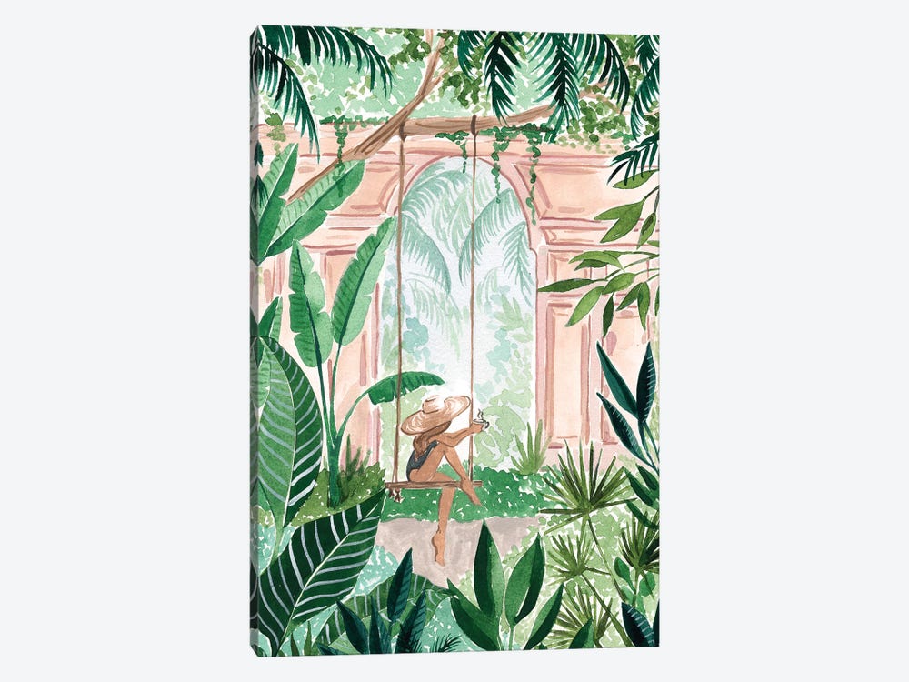 Swinging In The Jungle by Sabina Fenn 1-piece Canvas Wall Art
