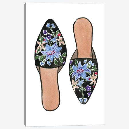 Shopper Shoes I Canvas Print #SAF182} by Sabina Fenn Art Print