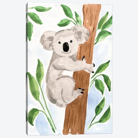 Koala Bear Canvas Print #SAF184} by Sabina Fenn Canvas Art