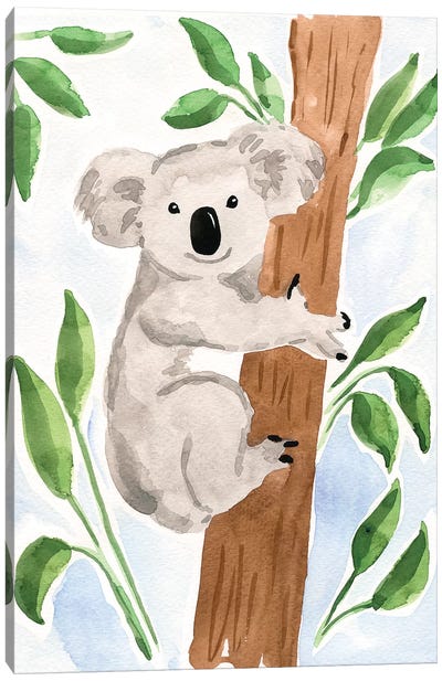 Koala Bear Canvas Art Print - Koala Art