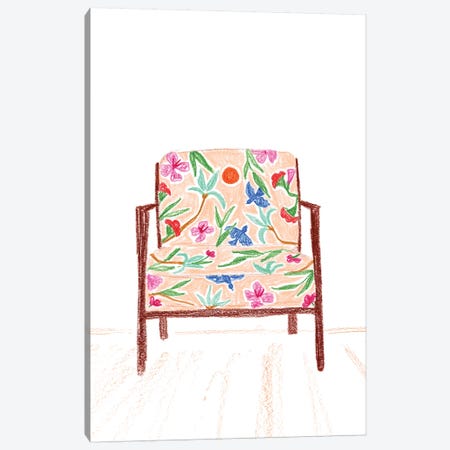 Summer Chaise Canvas Print #SAF188} by Sabina Fenn Canvas Art Print