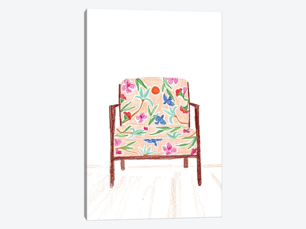 Summer Chaise by Sabina Fenn 1-piece Canvas Wall Art