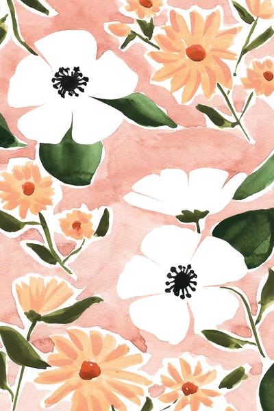 Summer Florals by Sabina Fenn canvas print