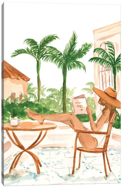 Vacation Mode II Canvas Art Print - Tropical Décor