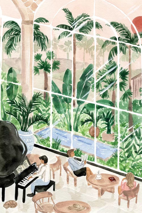 Resort Lobby by Sabina Fenn wall art