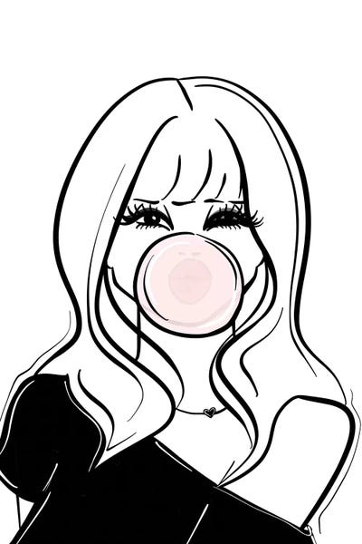 Sabina Fenn: Bubble Gum Chic II by Sabina Fenn
