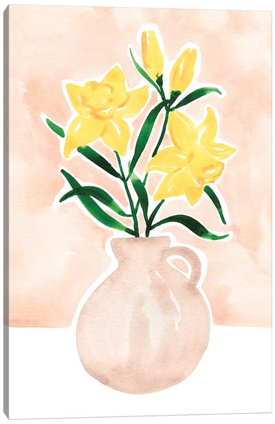 Daffodils Canvas Art Print - Sabina Fenn