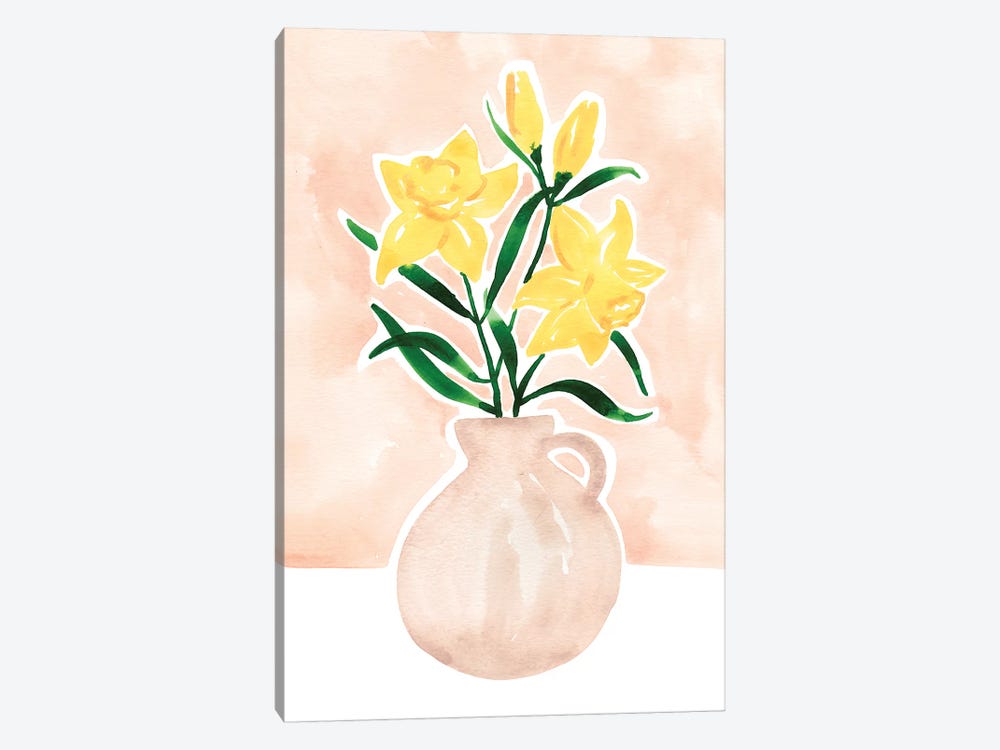 Daffodils by Sabina Fenn 1-piece Canvas Print