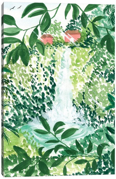 Waterfall Canvas Art Print - Waterfall Art