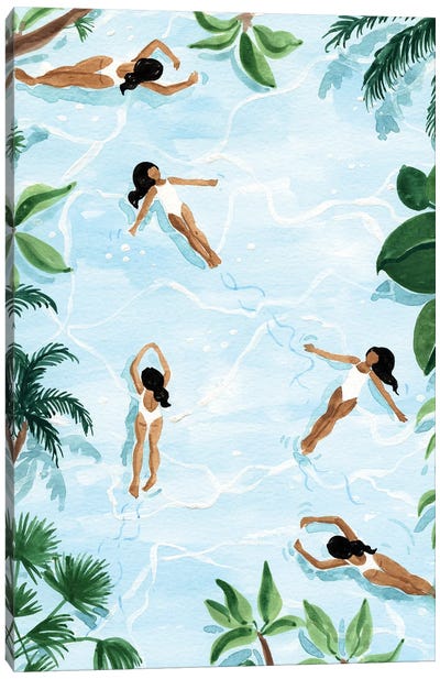Ocean Dream Canvas Art Print - Women's Swimsuit & Bikini Art