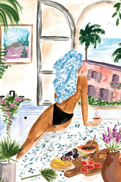 Interiors: A Peaceful Morning by Sabina Fenn