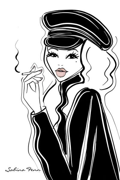 Cigarette by Sabina Fenn canvas print