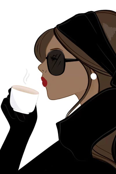 Eyewear: Espresso Chic Tanned, Brunette Hair by Sabina Fenn