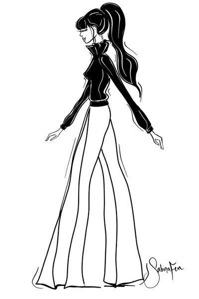 Women's Pants: Flared Pants Chic by Sabina Fenn