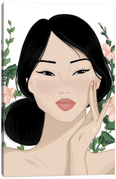 Korean Beauty Canvas Art Print - Sabina Fenn
