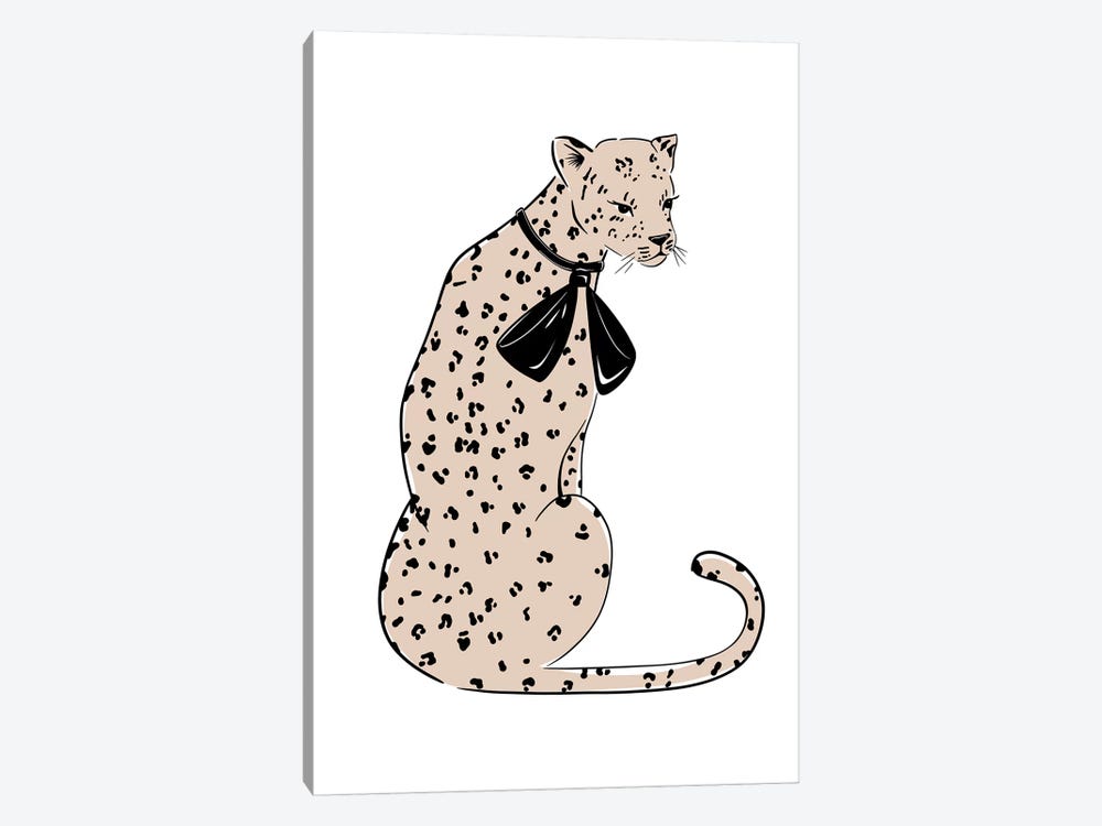 Leopard Chic by Sabina Fenn 1-piece Canvas Art Print