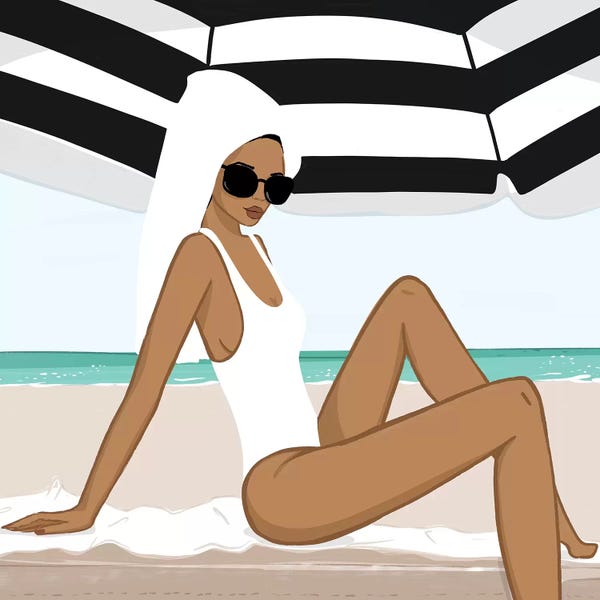 Beach Lover: Miami Beach, Light-Skinned by Sabina Fenn