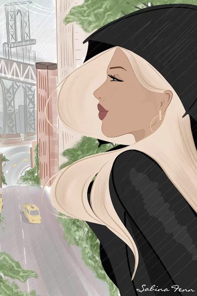 Sabina Fenn: Rainy Day In New York by Sabina Fenn