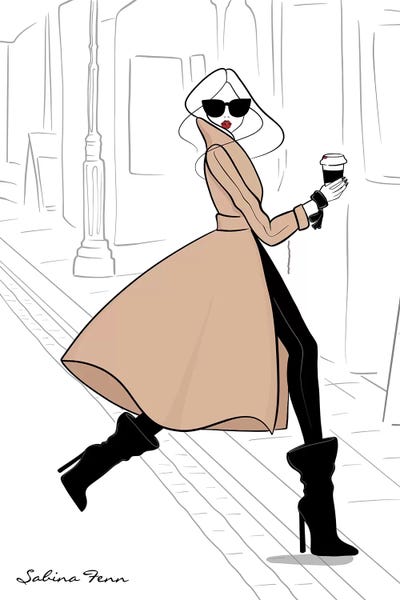Sabina Fenn: Running Around Paris by Sabina Fenn