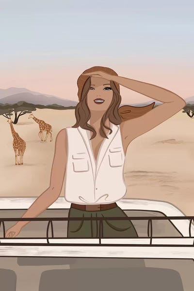 Exploration: Safari Chic, Light-Skinned Brunette Hair by Sabina Fenn